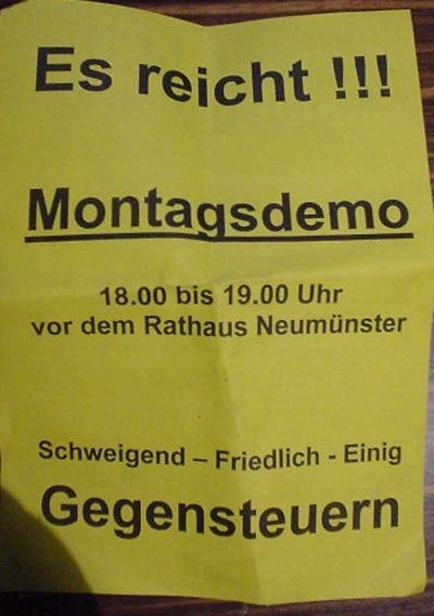 flugblatt, neum&uuml;nster, dezember 2002
